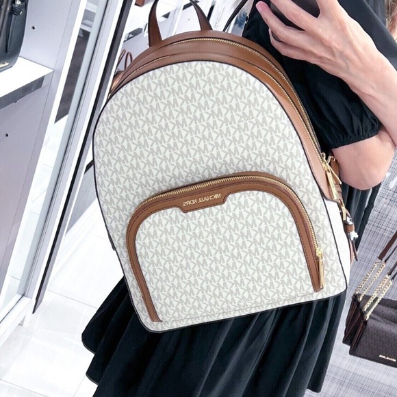 Michael Kors White and Brown Women\'s Backpack main image 5